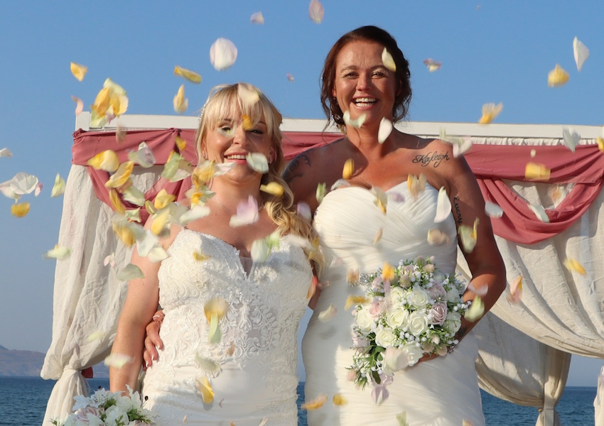 Lesbian wedding Rhodes