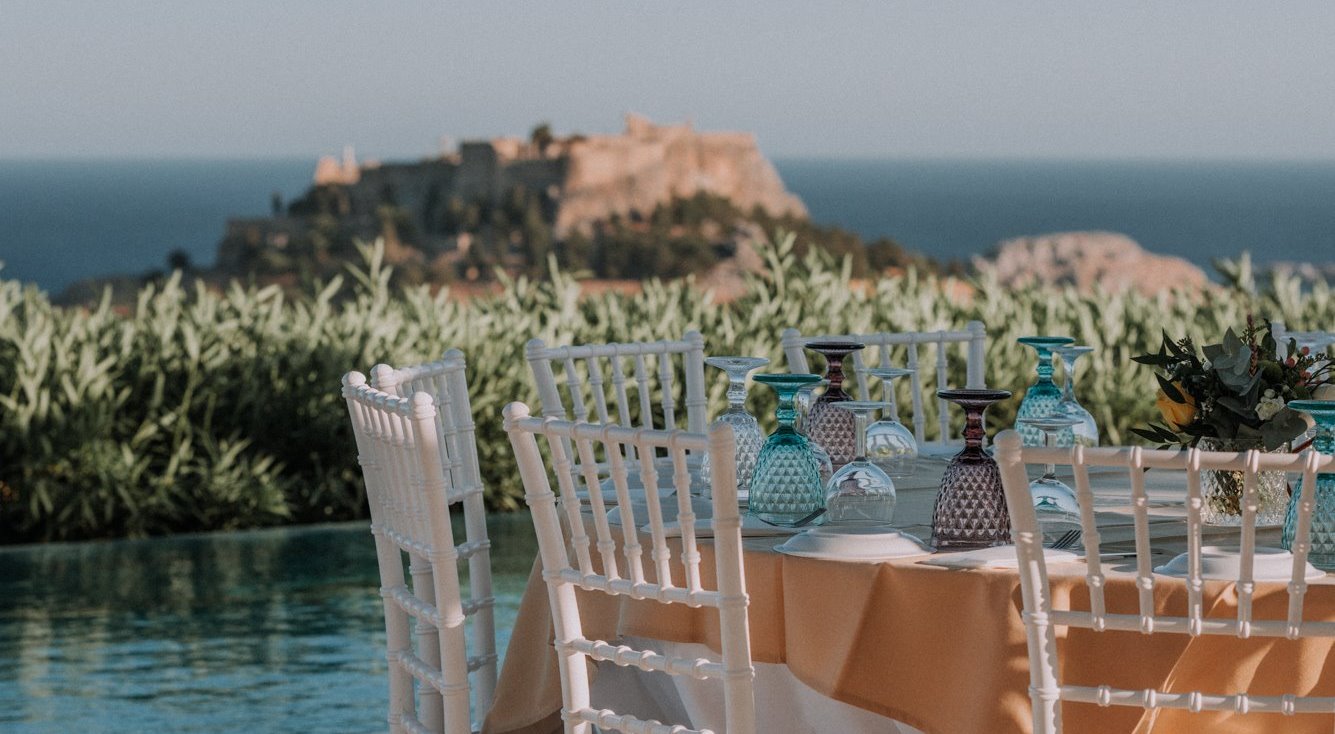Lindos Wedding at Amphitheater Wedding Venue