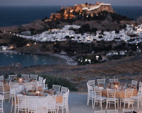 Lindos Wedding at Amphitheater Wedding Venue