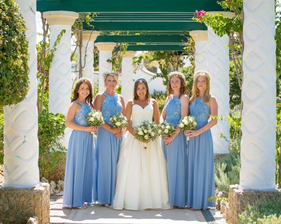Rhodes wedding ceremonay at Kalithea Spa Wedding Venue