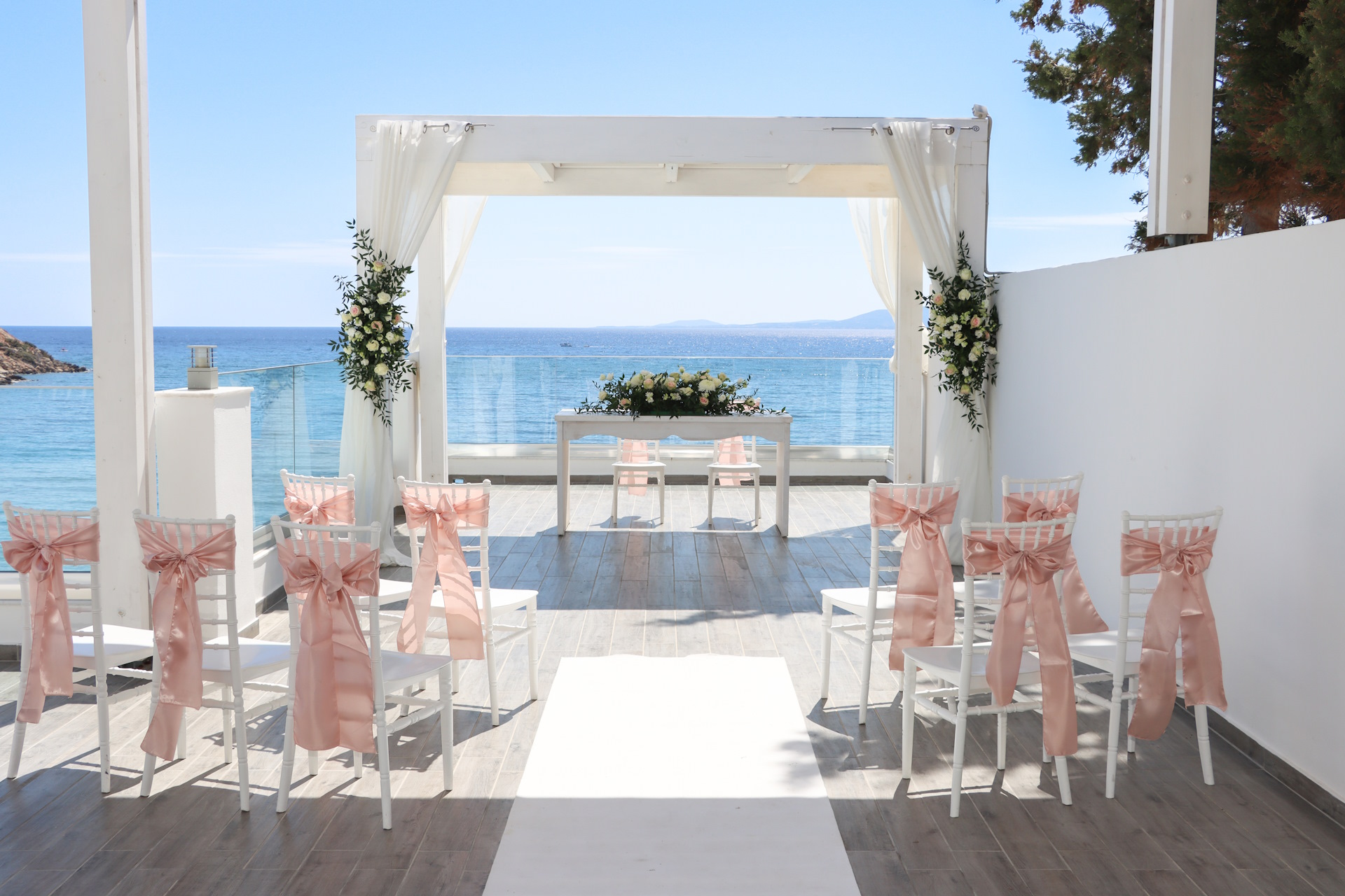 Pefki Island Blue Lindos Wedding Venue