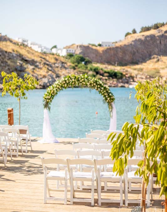 St Pauls Bay Jetty: Wedding Venue Lindos