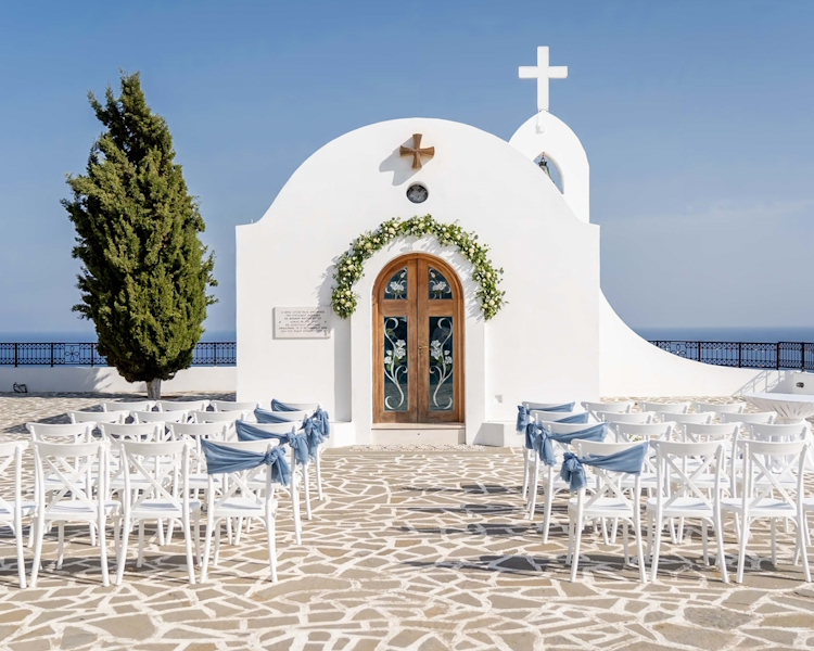 Rhodes wedding at St Sofia Chapel Wedding Venue