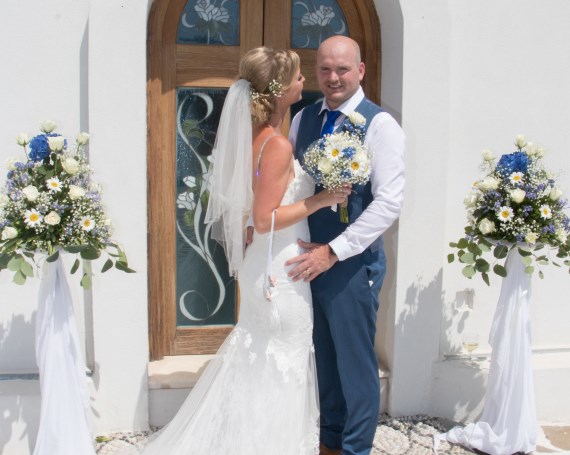 Rhodes wedding at St Sofia Chapel Wedding Venue