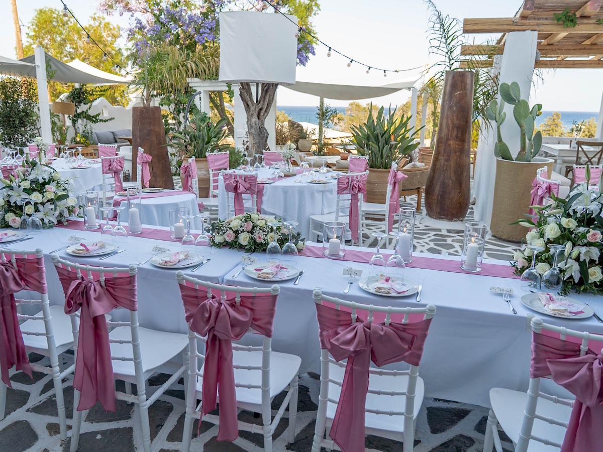 Rhodes wedding decorations