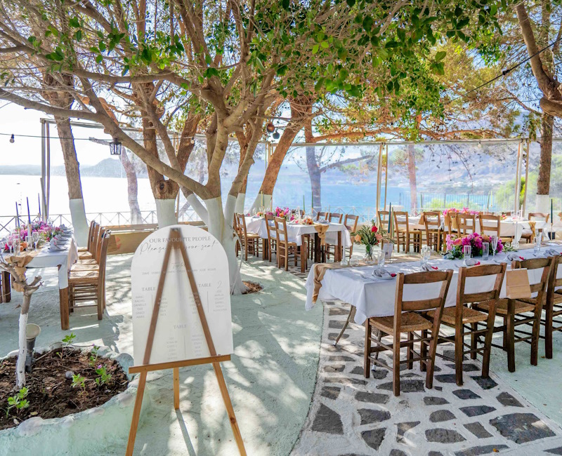 Amfialos Pefkos Wedding Reception Venue Lindos