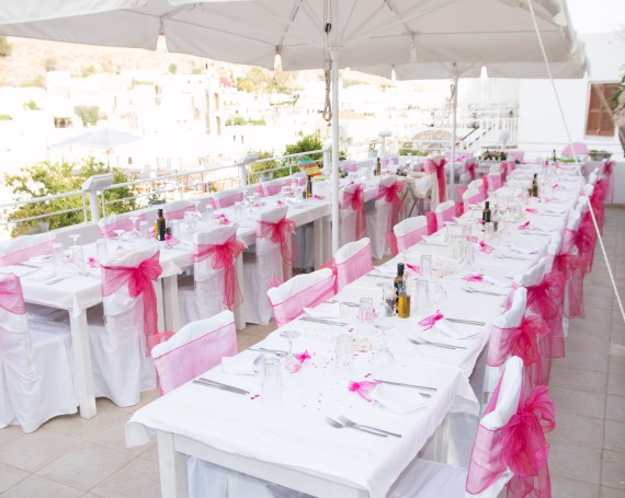 Mythos Lindos wedding reception venue