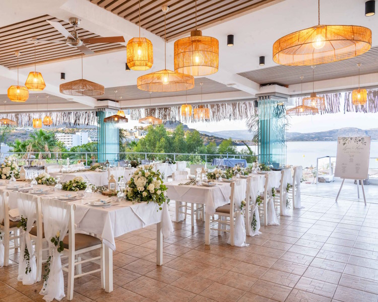 Lindos wedding reception at Lindian Jewel