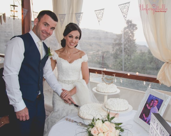 Wedding reception at Med East, Lindos