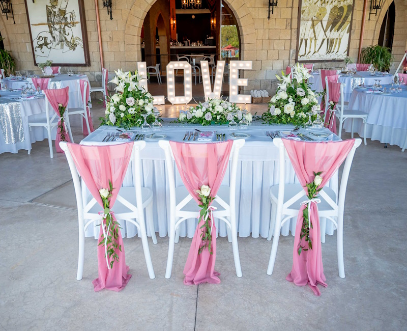 Castellos Rhodes wedding reception venue