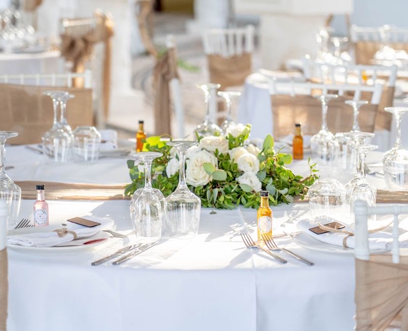 Rhodes wedding reception at Kalithea Spa Rotunda Wedding Venue