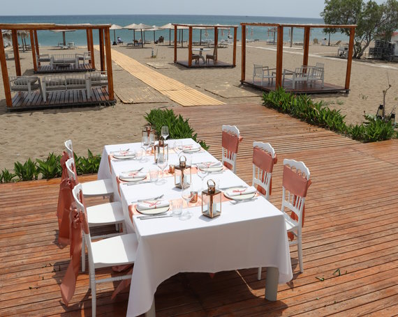 Rhodes wedding reception at Kastri Beach Resturant