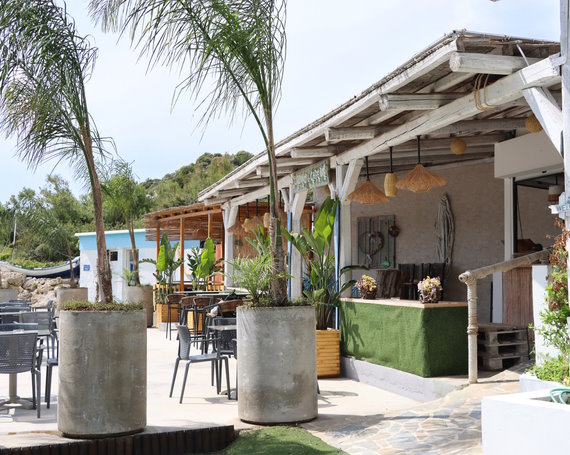 Rhodes wedding reception at Ladiko Beach Taverna