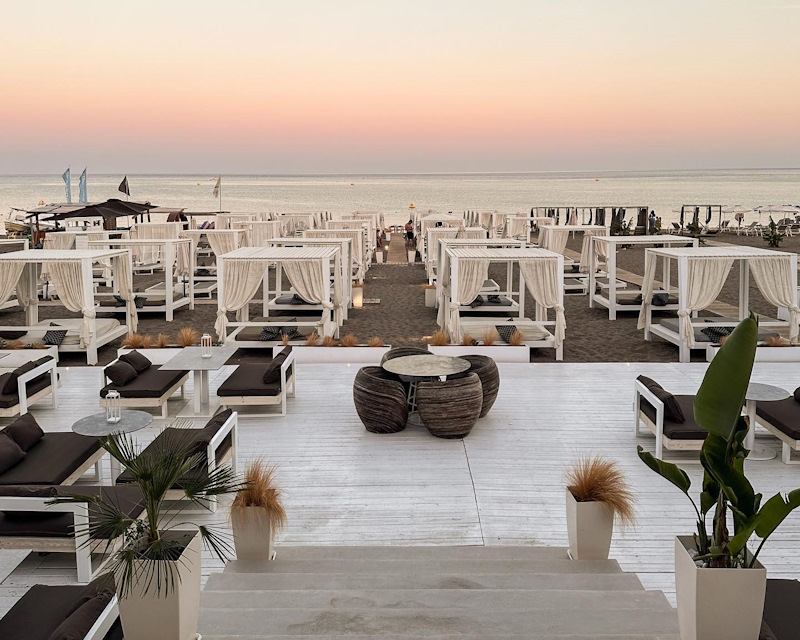 Rhodes wedding reception at Naya Beach Club