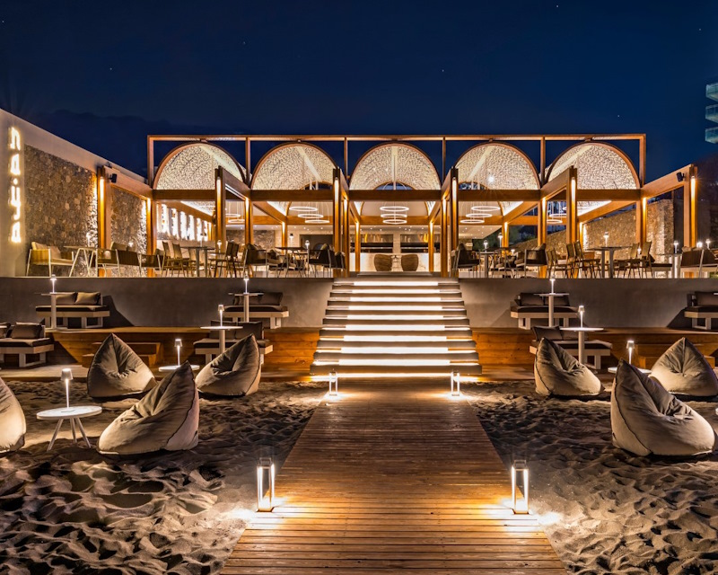 Rhodes wedding reception at Naya Beach Club