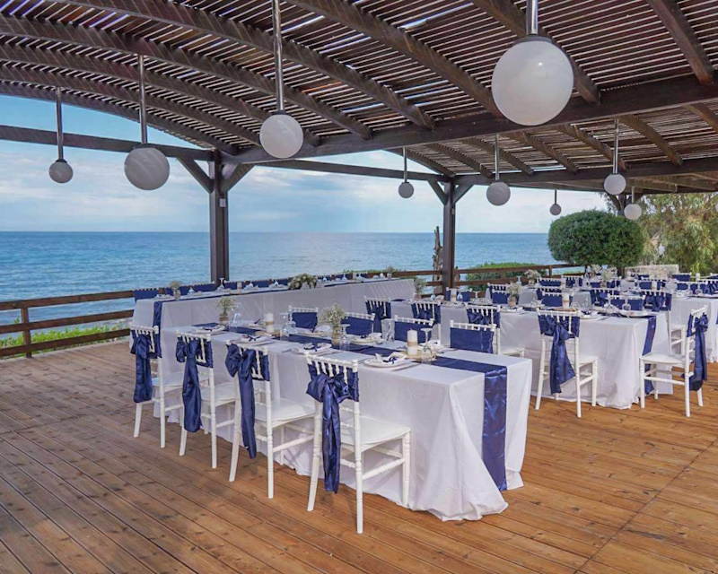Rhodes wedding reception at Tsambikos Taverna